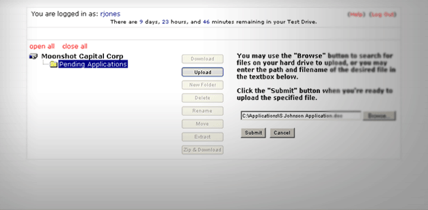 Submitting a File Upload